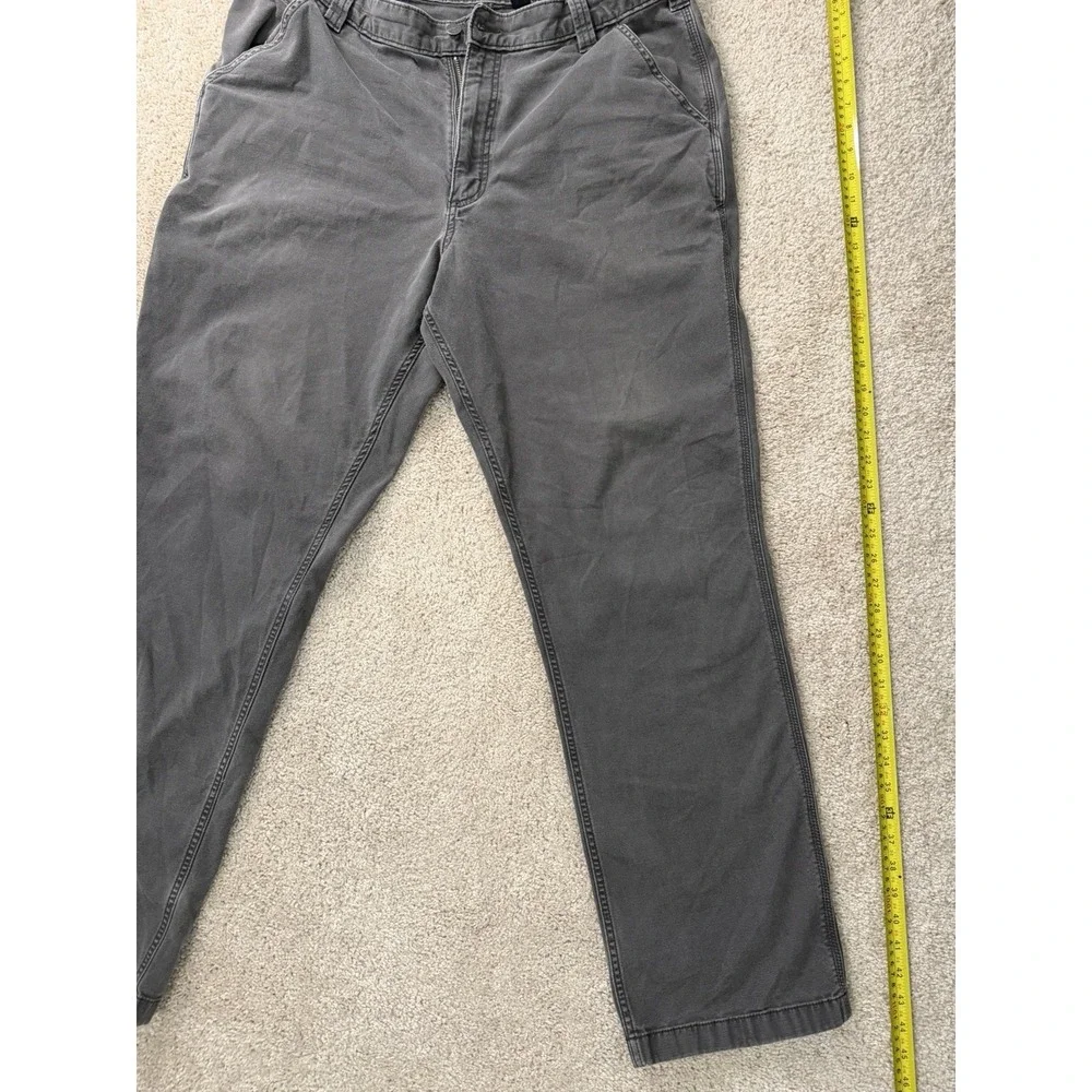 Carhartt‎ Relaxed Fit Gray Rugged Flex Canvas Work Pants W38 L34